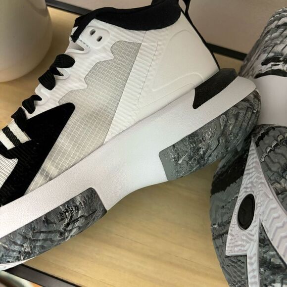 Nike Air Jordan Zion Williamson 1 Tb White Black Oreo Dc4208-100 size 4.5 new - Picture 12 of 14